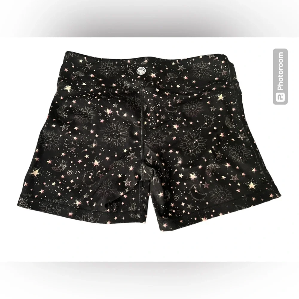 I am becoming 3 inch shorts no ride celestial print moon stars size large - Picture 2 of 4